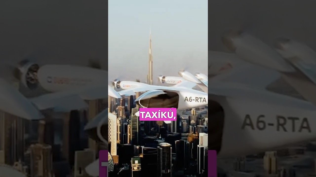 Létající taxi v Dubaji už za dva roky! #shorts #jobyaviation