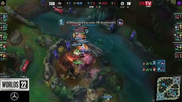 SGB đọc được tình huống Alistar bọc hậu đằng sau rồng và pha lật lại tình huống trận đấu kinh điển