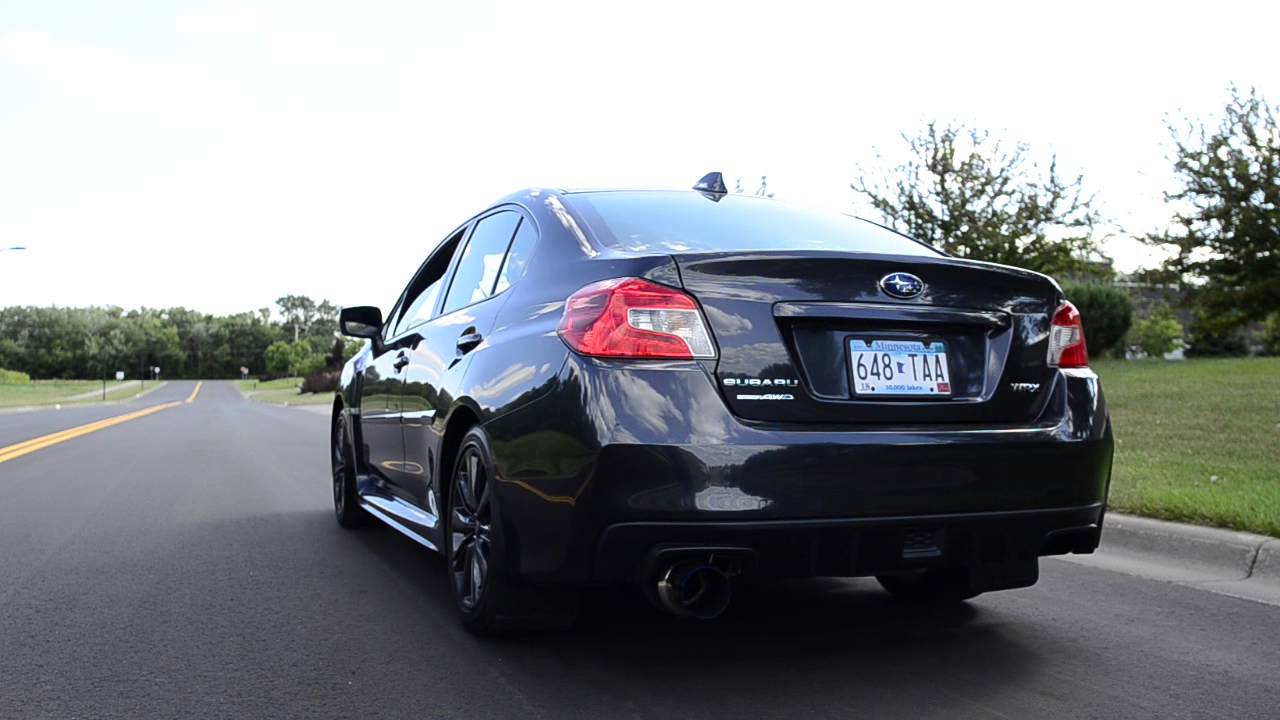 2015 WRX Tomei Titanium Single Exit Cat Back