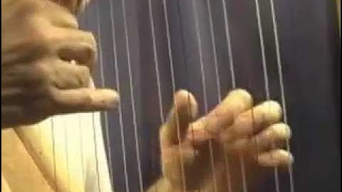 Vuelo de Pajaros played on low cost 26 string Harpune- very well designed harp