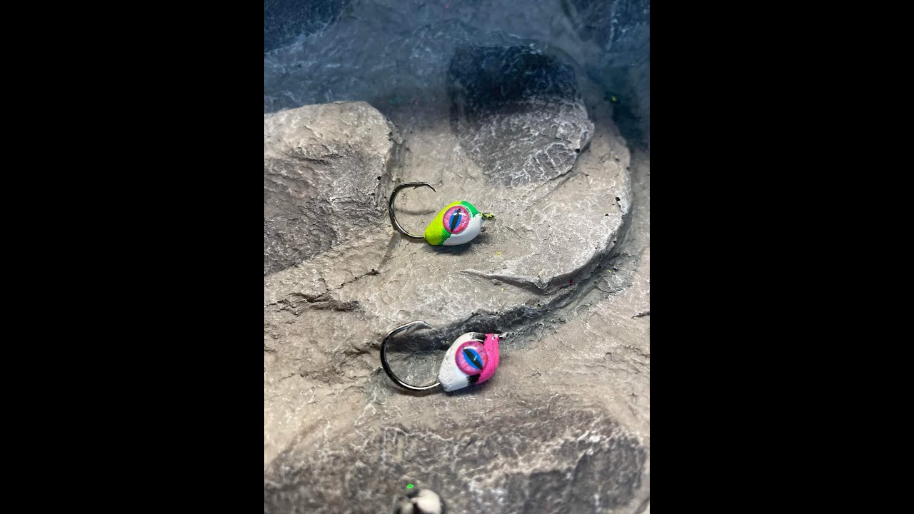 HTT BackStabber Circle Hooks #2 1/8oz Crappie Spider Jigs