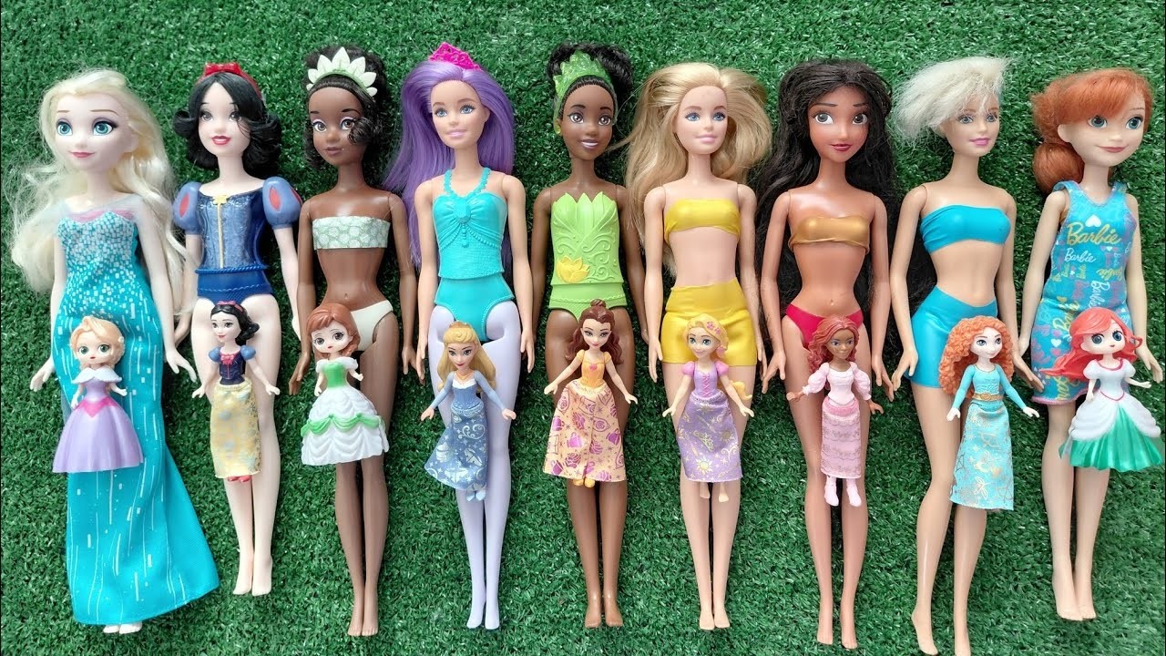 ASMR   Unboxing Mattel Disney Princess Spin & Reveal Surprise Dolls! Satisfying video   Review To