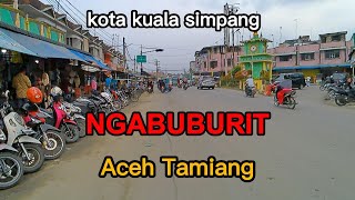 ngabuburit di kota Kuala Simpang, ACEH TAMIANG