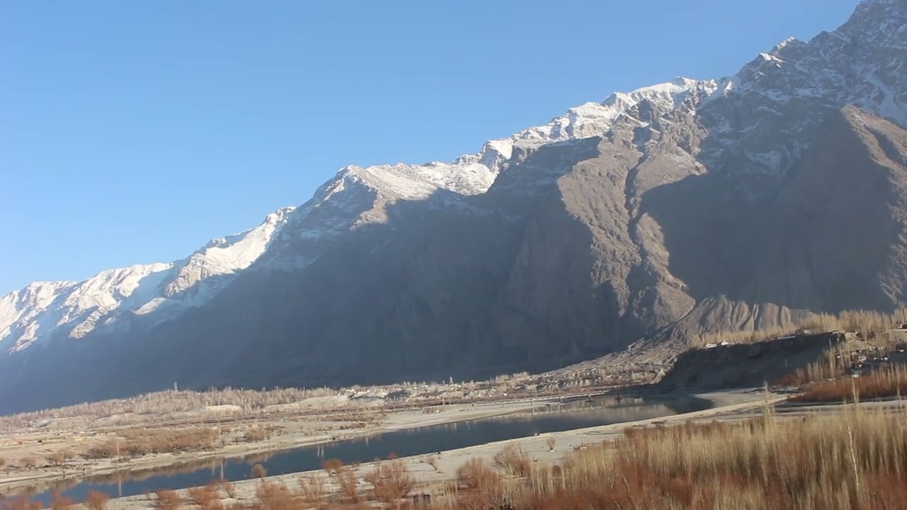 Winter in North Pakistan 2026 Index river Skardu