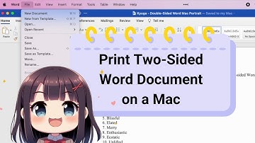 How to print double-sided Word document on a Mac | Step-by-Step Tutorial