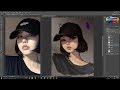 speed paint stylized portrait