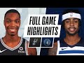 SPURS at TIMBERWOLVES | FULL GAME HIGHLIGHTS | January 10, 2021