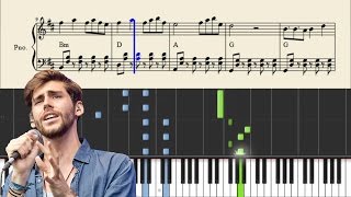 Alvaro Soler - Sofia - Piano Tutorial + SHEETS screenshot 2