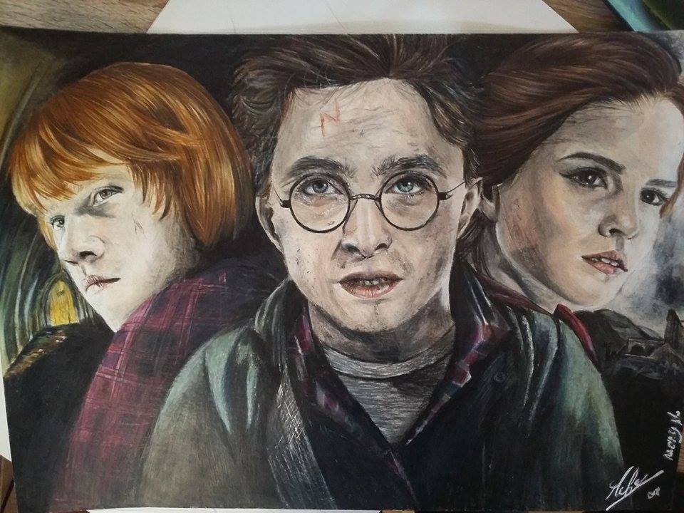 Drawing Harry Potter