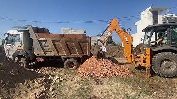 Tata tipper fix in a mud || touchen by case 770ex