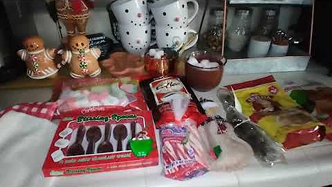 Gingerbread Coffee/Cocoa/Tea Bar - Day 8 of the 12 Days of Christmas / Vlogmas