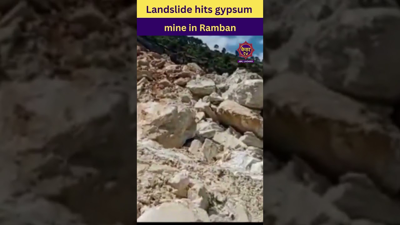 Landslide hits gypsum mine in Ramban | 