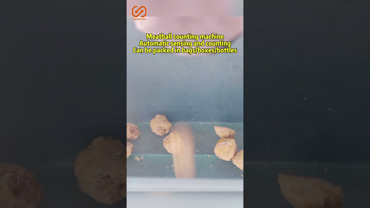 Meatball automatic counting and packaging machine# 