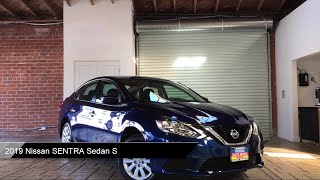 2019 Nissan SENTRA Sedan S Santa monica, Culver City, Venice, Playa Del Rey, and West Los Angeles