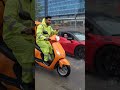 Pizza Delivery Scooter Overtakes Supercar 😳🍕 | Unbelievable Speed!