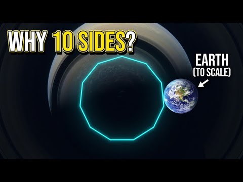 ​Scientists Just Found a Giant 10-Sided Shape on Saturn