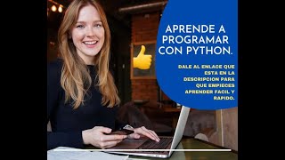 Curso de python  | Gratis descarga material en pdf | Ve al enlace que esta en la descripcion 👇