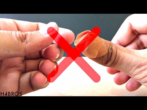 Vídeo: Como colocar um Bandaid na ponta do dedo: 12 etapas (com fotos)