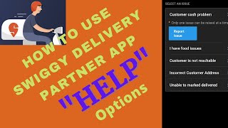 Swiggy Delivery App Help features and options #swiggyhlepfeatures #swiggyhelpoptions screenshot 5
