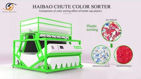Haibao Color Sorting Machine for Plastic Solid Waste Recycling Plant