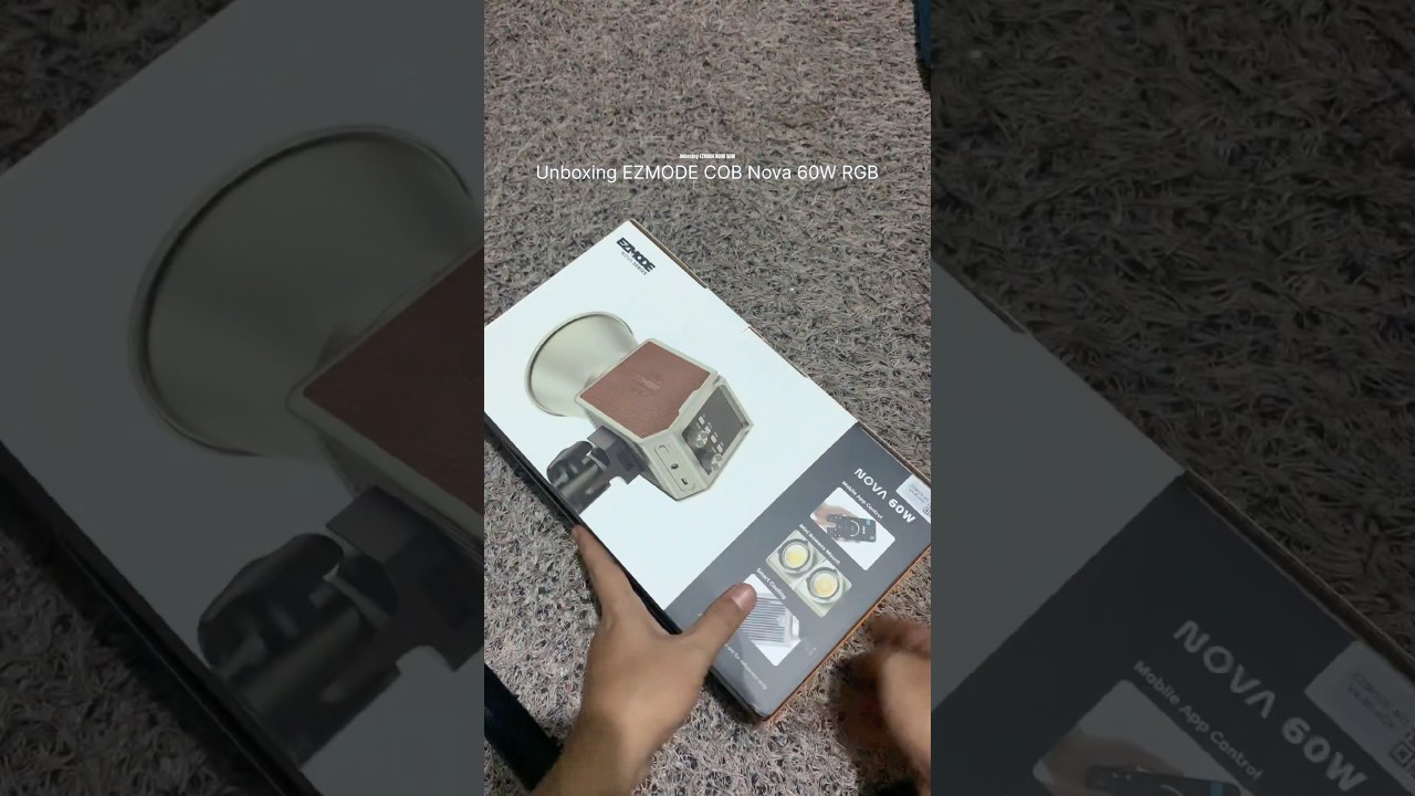 Unboxing EZMODE COB Nova 60W RGB