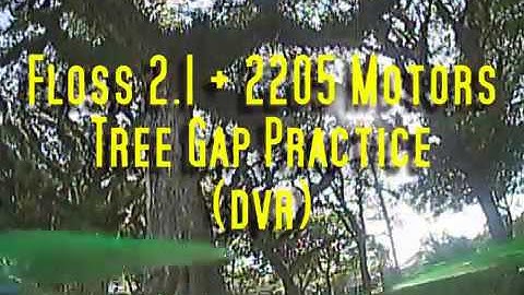 FPV: Hitting Tree Gaps with the Hyperlite Floss 2.1 and 2205 motors