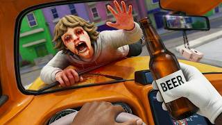 Running Over My Customers While Blackout Drunk In Taxi Driver VR... screenshot 4