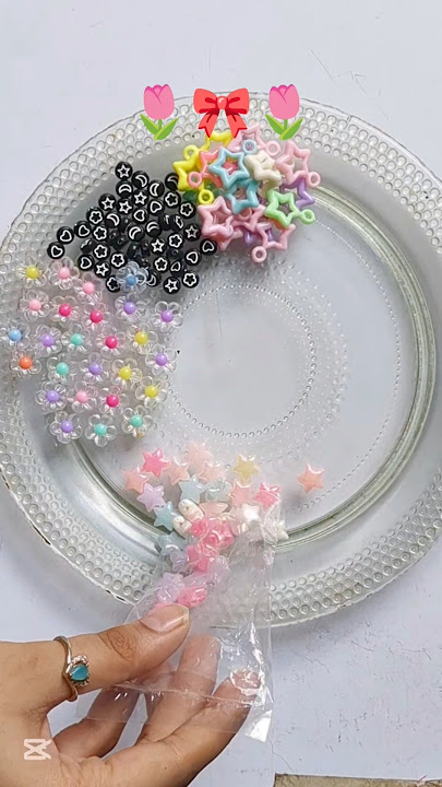Unboxing bracelet making beads 🌷#shorts #handmade