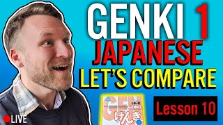 GENKI 1: Lesson 10  | COMPARISONS, Intentions and BECOMING in JAPANESE