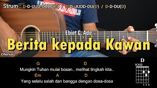 Berita kepada Kawan - Ebiet G. Ade | Tutorial Chord Gitar Mudah dan Lirik