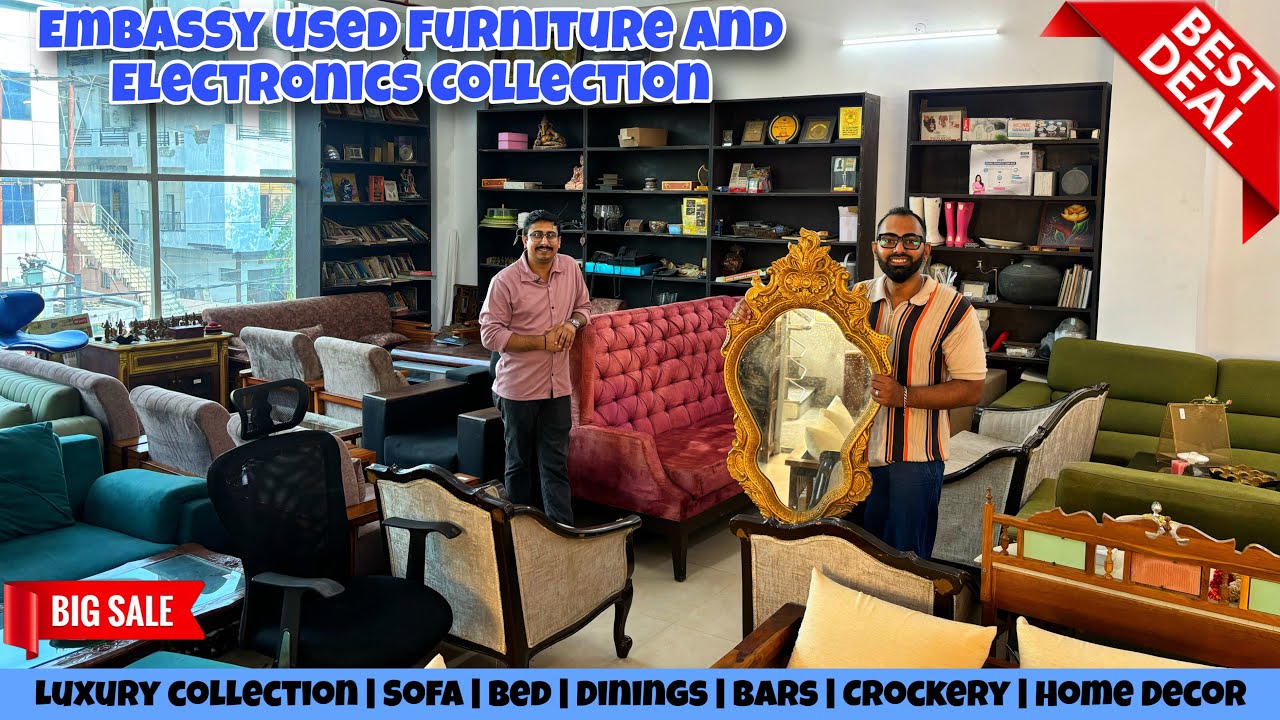 Embassy Used Furniture and Electronics Best Deals | Used Furniture Collection #usedfurniture #decor 