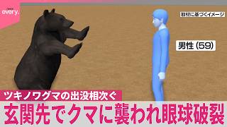 【クマ】玄関先で男性が襲われ眼球破裂 ツキノワグマの出没相次ぐ 愛知・豊田市