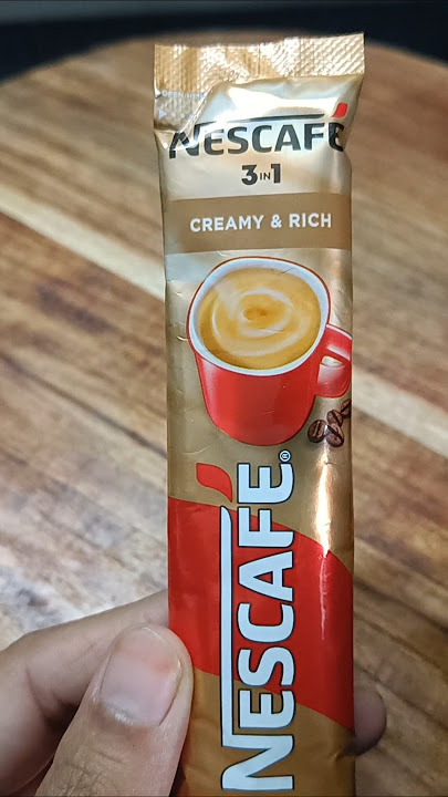 Nescafe 3 In 1 Creamy & Rich | Coffee #shortsfeed