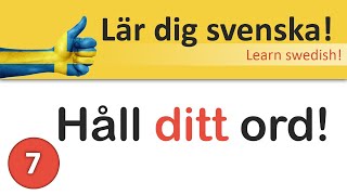 Lär dig svenska som andraspråk grundläggande!