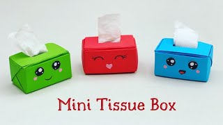 Easy Origami Tissue Box  How to make an Origami Tissue Paper Box