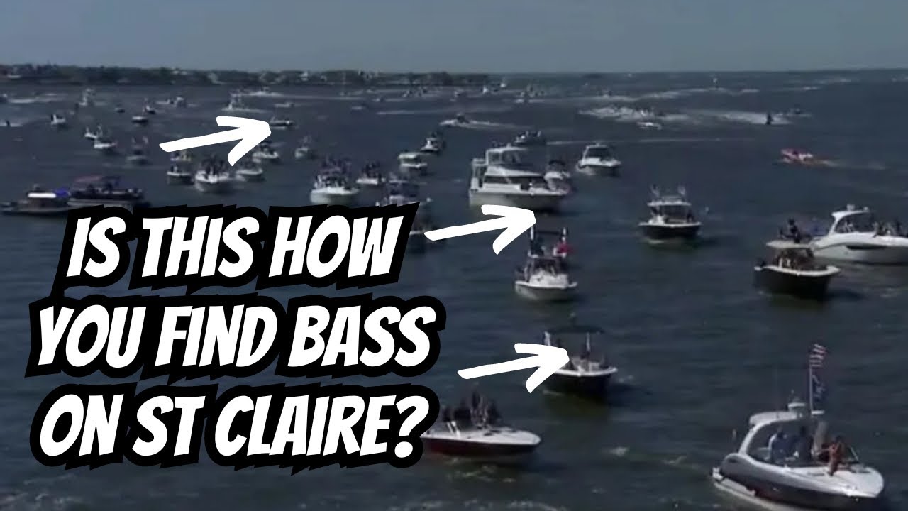 Bassmaster Open on St Claire (Do they really find fish this way?)