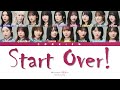 Sakurazaka46 (櫻坂46) - Start Over! (Kan/Rom/Eng Color Coded Lyrics)