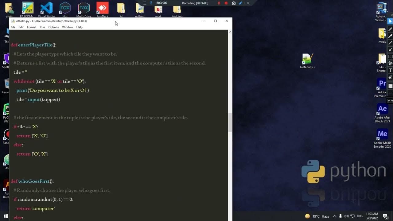 custom dark idle themes (python shell) - YouTube