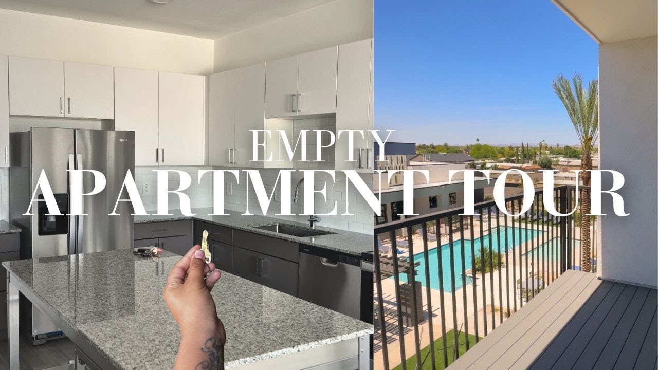 EMPTY APARTMENT TOUR | 2 Bedroom Luxury Apartment in ARIZONA 🌵📦💕 - YouTube