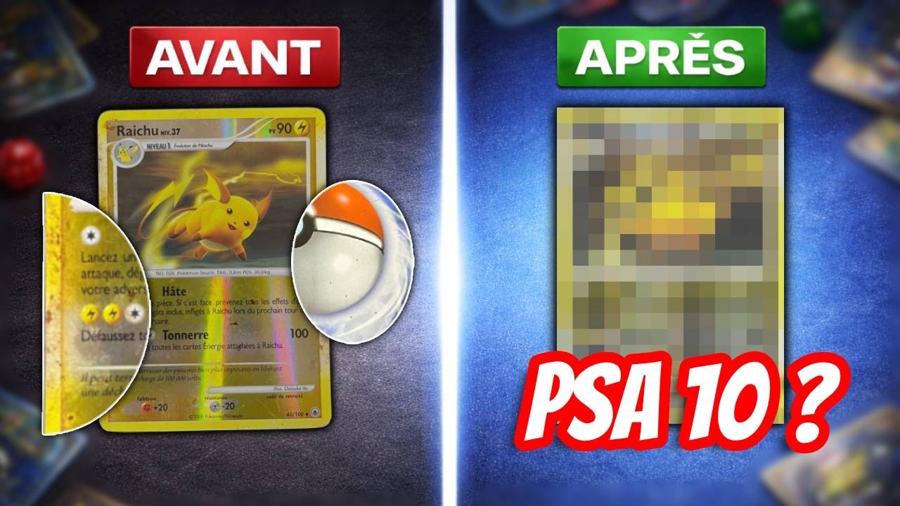 Cet outil EFFACE les rayures sur les cartes Pokémon… vraiment ?