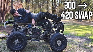 420cc Polaris 4WD ATV Swap!