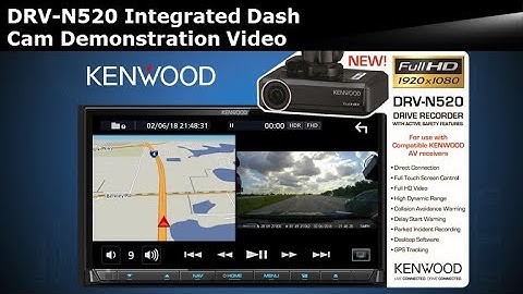 KENWOOD DRV-N520 Dashboard Camera Demonstration Video
