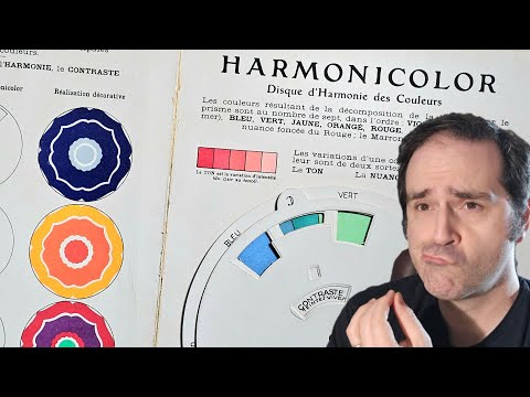 Where "Analogous Colors" Actually Came From (1926 French Color Wheel)