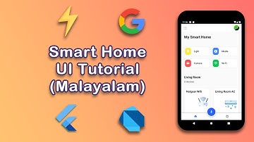 IoT App UI in Flutter | Smart Home UI in Flutter  | Flutter Malayalam Tutorials