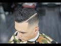 The Perfect Comb Over | Skin Fade | hard part