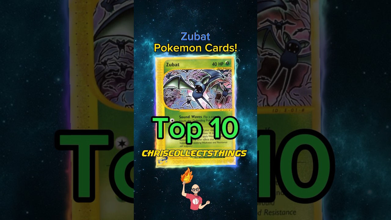 Top 10 RAREST Zubat Cards 🦇 