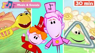 The Notekins | Learn Musical Instruments for Kids | Early Learning Music for Babies | Trumpet & More