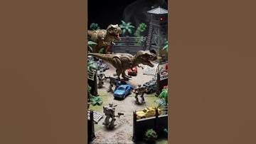 Miniature Robot Mission: Capturing the T-Rex in Jurassic Park!