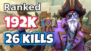 192k Dmg  26 Kills DREDGE Gameplay (Hurl) Paladins Ranked