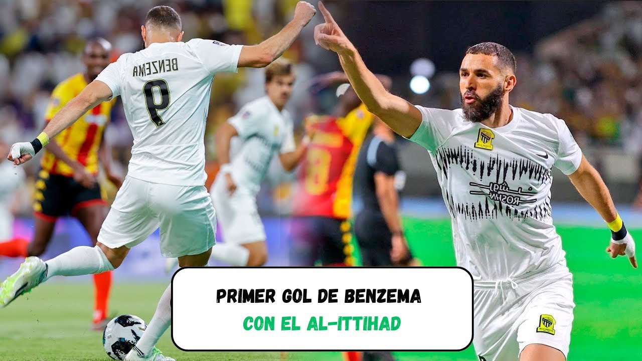 😱 Primer GOL de BENZEMA con el AL-ITTIHAD - YouTube